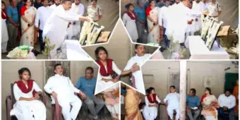 চোরবাগানের পুজো মণ্ডপে মৃত মাধবডিহির মা ও ছেলের বাড়িতে গিয়ে ৫০ লক্ষ টাকার চেক তুলে দিলেন মুখ্যমন্ত্রী শুভেন্দু অধিকারী
