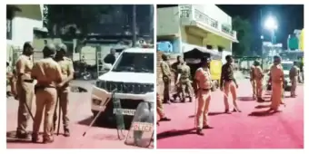 मालेगांव वाशिम में दुर्गा विसर्जन जुलूस पर पथराव