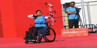 एसियाली पारा खेलकुद: स्वाति चौधरीले महिला डब्ल्यू-१ व्यक्तिगत तीरन्दाजीमा जितिन् रजत पदक