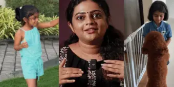'കമലമ്മൂന് അഞ്ചു വയസ്സായി !ഇന്നലെ പെറ്റിട്ട കുഞ്ഞ്, ഇന്ന് രാവിലെ സ്കൂള്‍ ബസില്‍ കയറി പോയത് കണ്ട എന്റെ അമ്പരപ്പ് എത്രയാണെന്നോ.'-മകള്‍ക്ക് പിറന്നാളാശംസകളുമായി അശ്വതി ശ്രീകാന്ത്