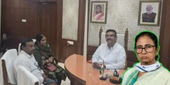 প্রতীক হাতছাড়া হওয়ার পরে ফের জোর ধাক্কা, মুখ্যমন্ত্রীর সঙ্গে সাক্ষাতের পরেই নাম প্রত্যাহার করে নিলেন নন্দীগ্রামে মমতা ব্যানার্জির ঘোষিত প্রার্থী