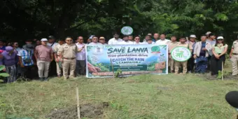 Manipur: Tree plantation drive held along Lanva River in Churachandpur