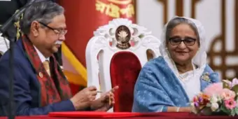 बांग्लादेश के राष्ट्रपति शहाबुद्दीन आज देंगे इस्तीफा