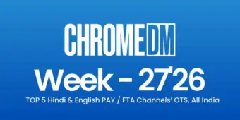 Times Now Navbharat leads Hindi news OTS rankings at 98.45%; Republic TV tops English segment: Chrome DM report