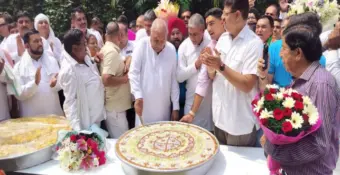 कांग्रेस कार्यकर्ताओं ने भूपेंद्र हुड्डा का मनाया 79वां जन्मदिन