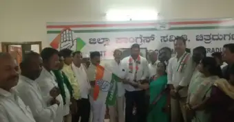 ಚಿತ್ರದುರ್ಗದಲ್ಲಿ ಕಾಂಗ್ರೆಸ್‌ಗೆ ಮತ್ತಷ್ಟು ಬಲ: 'ಕೈ' ಹಿಡಿದ ದಿವಂಗತ ಅಶ್ವತ್ಥರೆಡ್ಡಿ ಮೊಮ್ಮಗ ಸಂದೀಪ್ ಗುಂಡಾರ್ಪಿ