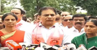 గవర్నర్  కు అంతా చెప్పాం: బీఆర్ఎస్ వర్కింగ్ ప్రెసిడెంట్ కేటీఆర్