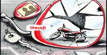 ट्रकच्या धडकेत दुचाकीस्वार ठार