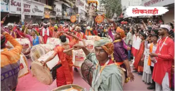 लाडक्या बाप्पांचे उत्साहात आगमन!