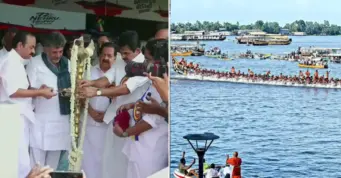 പുന്നമട കായലില്‍ ആവേശക്കൊടിയേറ്റം; 72-ാമത് നെഹ്റു ട്രോഫി ജലമേളയ്ക്ക് തുടക്കം