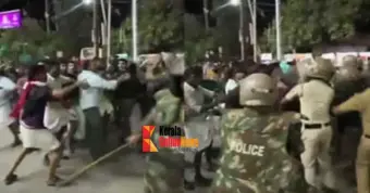 ആലപ്പുഴ കായംകുളത്ത് എസ്‌എഫ്‌ഐ- കെ എസ് യു സംഘര്‍ഷം ; കല്ലേറില്‍ പൊലീസുകാരന് ഉള്‍പ്പെടെ പരുക്കേറ്റു