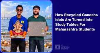 How Recycled Ganesha Idols Are Turned Into Study Tables For Maharashtra Students - The Logical Indian
