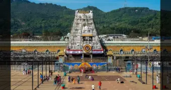திருப்பதியில் அலைமோதும் பக்தர்கள் கூட்டம்..!! நேர ஒதுக்கீடு தரிசன டிக்கெட் விநியோகம் ரத்து!