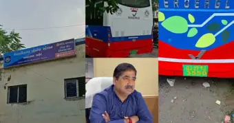 અમદાવાદના રોડ પર દોડતી એક જ RTO નંબરની બે AMTS બસ પકડાઈ, AMC એ કોન્ટ્રાક્ટરને 5 લાખનો દંડ ફટકાર્યો, પોલીસ તપાસ શરૂ