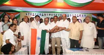 Padmaraj R. Poojary Takes Charge as Dakshina Kannada District Congress President, Vows to Rebuild Party from Grassroots
