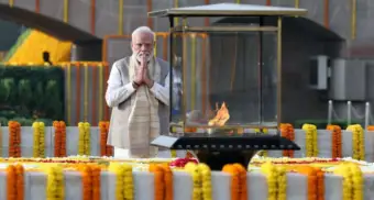 Gandhi & Shastri Jayanti: PM Modi Pays Floral Tributes