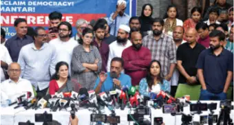 Agents of chaos trying regime change in India