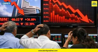 Stock Market: सेन्सेक्स २५० हून अधिक अंकांनी घसरला ; निफ्टी २४५५० च्या खाली, बाजारातील घसरणीचे कारण काय ?