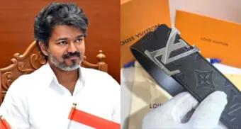 அடேங்கப்பா. "நோட் பன்னுங்கடா நோட் பன்னுங்கடா." எளிய மனிதர்னு சொன்னாங்களே. இணையத்தை கலக்கும் முதல்வர் விஜயின் 'பெல்ட்' ரகசியம்.!