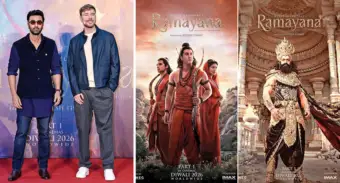 MrBeast chants Jai Shri RamYouTuber joins Ranbir Kapoor in chanting Jai Shri Ram during Ramayana event