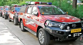 AFES stronger with 15 rescue vehicles, 10 boatsCM Patel inagurates new facilities, equipment; Rs 23.14cr upgrade to speed up rescue during emergencies