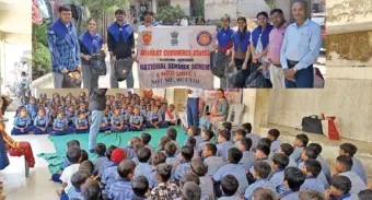 GCC's NSS volunteers reach out to kids of Datak village