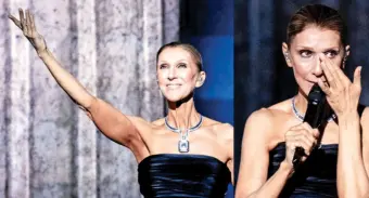 Celine's emotional stage return