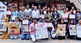 SVGU students pledge to keep a ragging-free campus