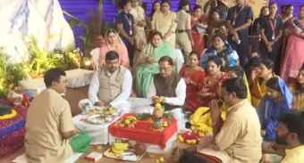 CM साय के निवास में तीजा कार्यक्रम
