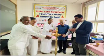 *ಕೆಎಲ್‌ಇ ಶತಮಾನೋತ್ಸವ ಚಾರಿಟೇಬಲ್ ಆಸ್ಪತ್ರೆಯಲ್ಲಿ ರಕ್ತದಾನ ಶಿಬಿರ*
