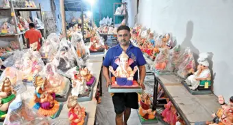 Ganesh idol prices rise by 20% this yrA'bad gears up for 10-day festive spending spree; sweets, idols, puja material, lighting and flower vendors eye Rs 200-crore biz
