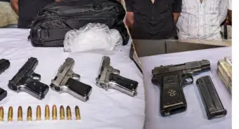 Assam: Five pistols, 13 rounds seized in separate Golaghat and Kamrup incidents