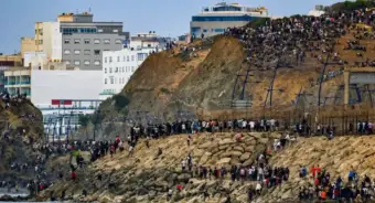 Ceuta Migration Crisis : युरोपमध्ये खळबळ! ६० हजार स्थलांतरितांच्या घुसखोरीनंतर EU ची ५ ऑगस्टला आणीबाणीची बैठक