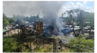 রাখাইনের বাজারে ভয়ঙ্কর বিমান হামলা, মৃত ৪৯ সহ আহত একাধিক