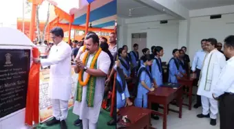 Tripura: CM Manik Saha Inaugurates Nursing College Building in Agartala