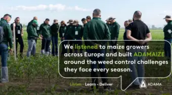 ADAMAIZE: Built Around the Weed Control Realities of European Maize Growers