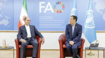 Bilateral meeting with H.E. Gholamreza Nouri Ghezeljeh, Minister for Agriculture Jahad of the Islamic Republic of Iran