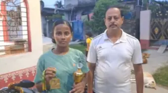 আন্তর্জাতিক মঞ্চে সোনা জিতলেন কাঁচরাপাড়ার শ্রীপর্ণা