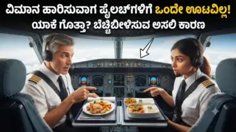 ವಿಮಾನ ಹಾರಿಸುವಾಗ ಇಬ್ಬರೂ ಪೈಲಟ್‌ಗಳಿಗೆ ಒಂದೇ ರೀತಿಯ ಊಟ ಕೊಡಲ್ಲ ಗೊತ್ತಾ? ಕಾರಣ ಇಲ್ಲಿದೆ