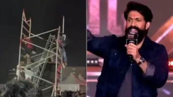'ടോക്സിക്' സിനിമയുടെ പ്രൊമോഷൻ ചടങ്ങിനിടെ അപകടം: 2 വിദ്യാര്‍ത്ഥികള്‍ക്ക് പരിക്ക് | Yash Toxic Movie Event