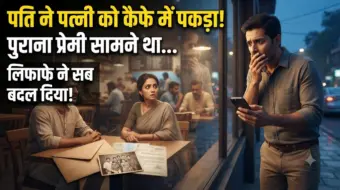 पति रोज एक ही कैफे में पत्नी को किसी दूसरे युवक के साथ देखता रहा, लेकिन पूछने की हिम्मत नहीं हुई. एक दिन युवक ने खुद पति को फोन करके कहा-"आपकी पत्नी को कुछ बताना है", अगली मुलाकात में खुला ऐसा राज कि पुलिस बुलानी पड़ी