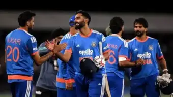India Script Record T20I Chase Against New Zealand As Samson, Iyer And Dhir Star