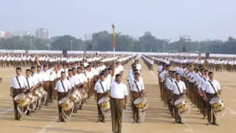 ರಾಜ್ಯದ ವಿವಿಧ ಜಿಲ್ಲೆಗಳಲ್ಲಿ ಆರ್‌ಎಸ್‌‍ಎಸ್‌‍ ಪಥಸಂಚಲನ : ಪೊಲೀಸರಿಂದ ಭದ್ರತೆ