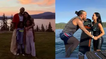 Lewis Hamilton on bonding with Kim Kardashian's kids