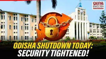 12-hour Odisha shutdown today: Security tightened at government offices in Bhubaneswar