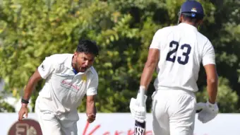 Ranji Trophy | Manvanth slams ton as Karnataka hold slight edge against Saurashtra
