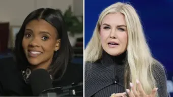 Candace Owens reacts to Tyler Bowyer's post comparing Erika Kirk and Lindsay Clancy, 'Photographed over his bloody mic'