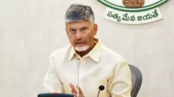 Naidu Hands Over Rs.200 Cr Compensation Cheque to Veligonda Project Evacuees