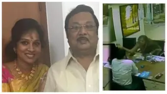FLASH: நான் பேசிட்டு இருக்கும் போது நீ கன்னத்துல கை வச்சிட்டு இருப்பியா..? வங்கி மேலாளருக்கு கன்னத்தில் பளார் விட்ட மு.க அழகிரி மகள். பாய்ந்தது வழக்கு. பரபரப்பு வீடியோ.!!