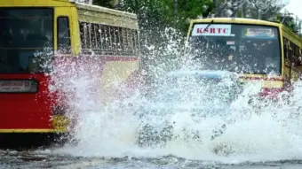 Widespread rain and strong winds in Kerala, eight districts on yellow alert